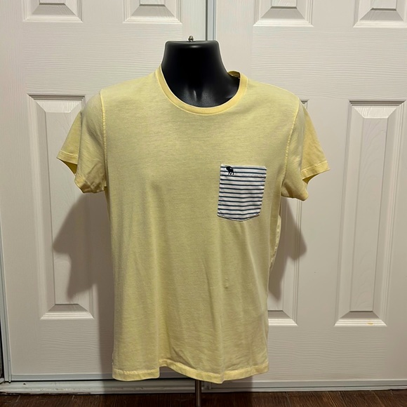 Abercrombie Muscle Fit Tee Yellow - Picture 1 of 2